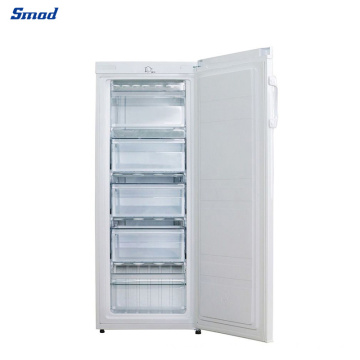 Smad Home Use 186L Single Door Upright Vertical Freezer with Recessed Handle
